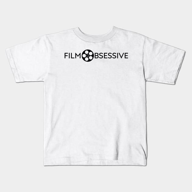 Film Obsessive (Black) Kids T-Shirt by Film Obsessive